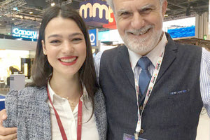 Ο αντιδήμαρχος Τουρισμού Χερσονήσου κ. Μουντράκης στην έκθεση του Λονδίνου