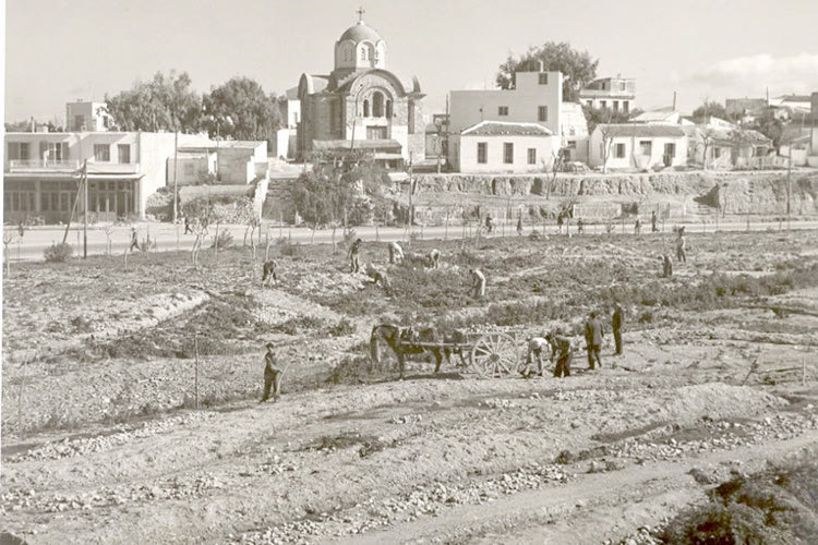 ΦΩΤΟ ΗΜΕΡΑΣ: Το πάρκο Γεωργιάδη υπό κατακευή
