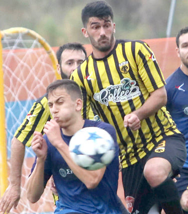 από το ντέρμπι Αλμυρού - ΑΕΚ