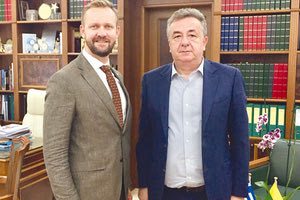 Από τη συνάντηση του περιφερειάρχη με τον πρέσβη της Λιθουανίας