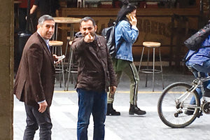 ο Μαν. Χαιρέτης με τον Πέτρο Ινιωτάκη