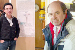 Ο δρ Γ. Ζωδιάτης και ο δρ Georgy Shapiro