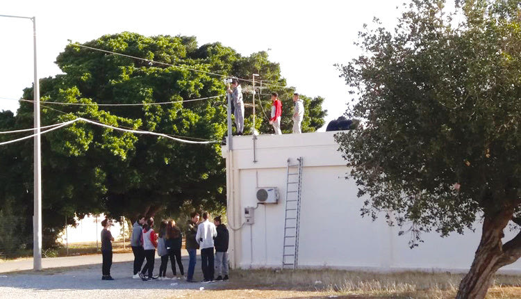 Ο μετεωρολογικός σταθμός στέλνει δεδομένα στην ιστοσελίδα της NASA 