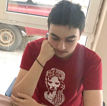 Ο αθλητής του Σκακιστικού Ομίλου Ανωγείων Γιώργος Χαιρέτης.