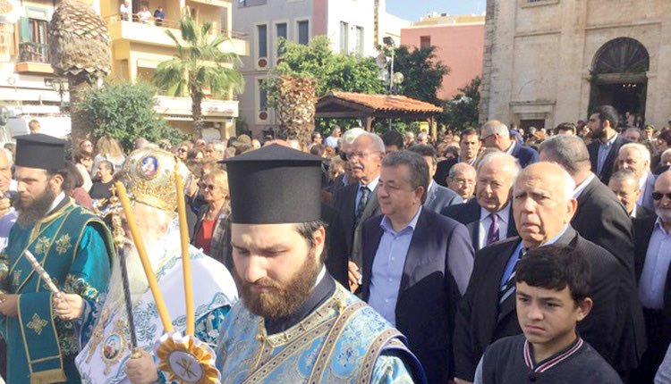  στα Χανιά, στην εορτή των Εισοδίων της Θεοτόκου στον Καθεδρικό Μητροπολιτικό Ναό