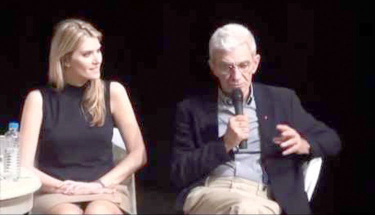 ο Μπουτάρης με την Εύα Καϊλή