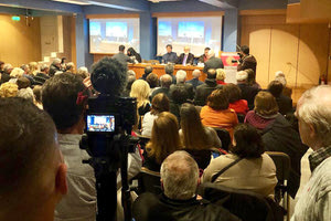 η παρουσίαση του βιβλίου για τον Γιάννη Σμαραγδή