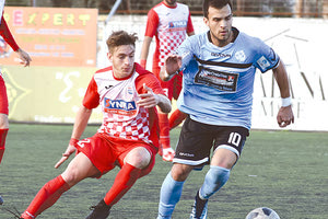 Φάση από το ντέρμπι των Χανίων με πρωταγωνιστή τον Καρλίτο