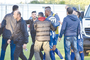 Ο Μασάδο λίγο μετά τον σοκαριστικό τραυματισμό του στα Περβόλια