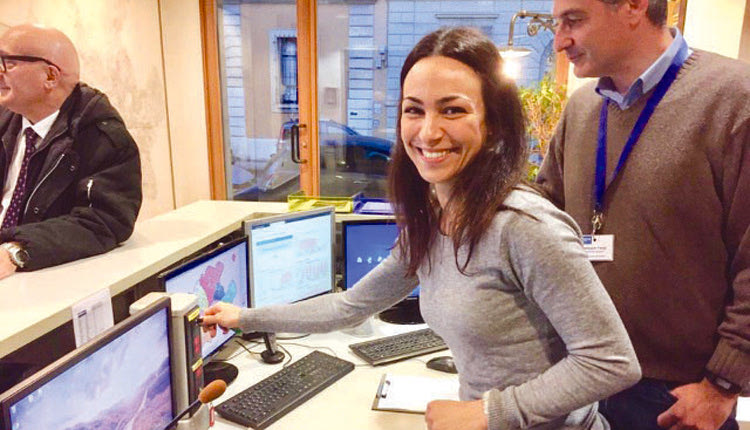 Η συντονίστρια του έργου Μαρία Αποστολάκη