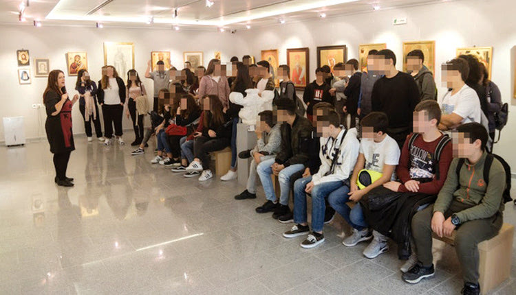 Μαθητές της Β’ τάξης του 3ου Γυμνασίου Ρεθύμνου επισκέφτηκαν τη Δημοτική Πινακοθήκη Μαλεβιζίου 