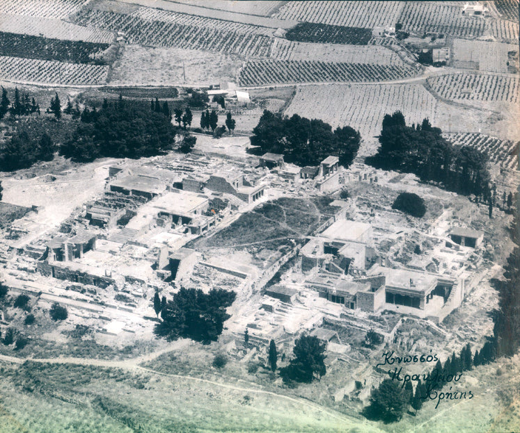 ΦΩΤΟ ΗΜΕΡΑΣ: Η Κνωσός από ψηλά πριν 60 χρόνια!