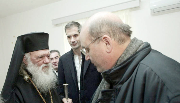  ο Αρχιεπίσκοπος Ιερώνυμος και ο Νίκος Φίλης