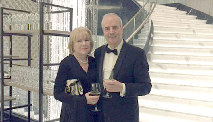 Το ζεύγος Ρασούλη στο πρόσφατο συνέδριο των Leading Hotels of the world στη Σαγκάη