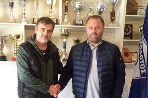 Ο κ. Γεωργακάκης με τον Βαγγέλη Κερεντζή