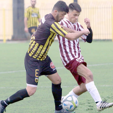  από το παιχνίδι της ΑΕΚ με τη Μινωική.