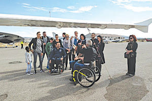 Αεροπόροι ΑμΕΑ βρέθηκαν κοντά σε ΑμΕΑ του Ηρακλείου καθώς η  Λέσχη Lions φιλοξένησε  την ομάδα Handifllight Around the World στην πόλη μας.