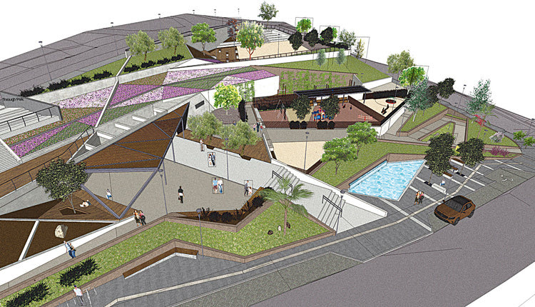  Το πάρκο που θ’ αλλάξει την περιοχή  επί της Λεωφόρου 62 Μαρτύρων (απέναντι από την ΕΑΣΗ) και της οδού Σωπασή