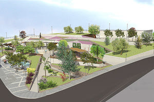 Το πάρκο που θ’ αλλάξει την περιοχή επί της Λεωφόρου 62 Μαρτύρων (απέναντι από την ΕΑΣΗ) και της οδού Σωπασή