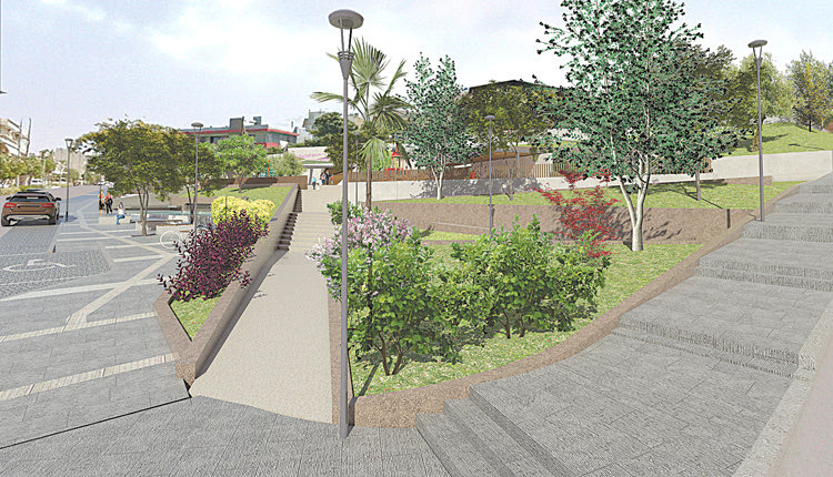  Το πάρκο που θ’ αλλάξει την περιοχή  επί της Λεωφόρου 62 Μαρτύρων (απέναντι από την ΕΑΣΗ) και της οδού Σωπασή