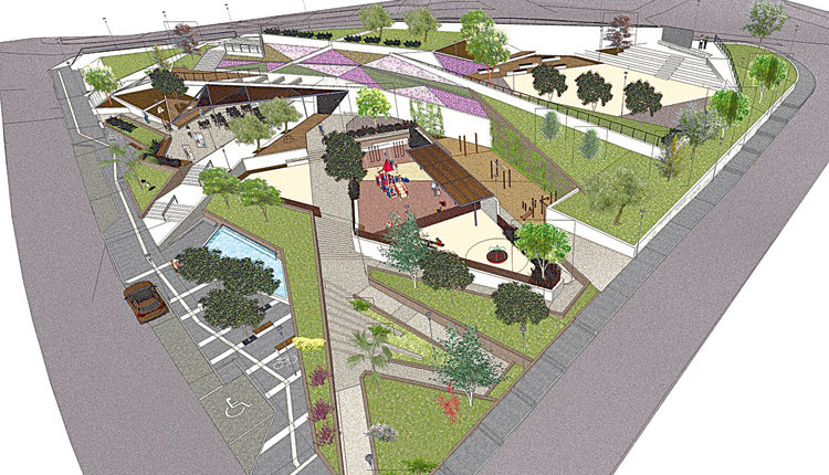 Το πάρκο που θ’ αλλάξει την περιοχή  επί της Λεωφόρου 62 Μαρτύρων (απέναντι από την ΕΑΣΗ) και της οδού Σωπασή