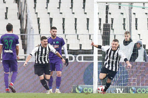 ο ΟΦ Ιεράπετρας, φέρνοντας ισοπαλία 2-2 με τον Παναθηναϊκό στο ΟΑΚΑ