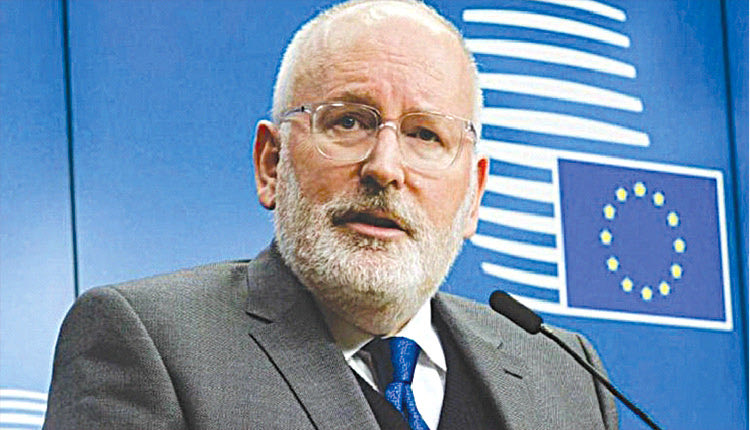 για την προεδρία της Ευρωπαϊκής Επιτροπής ορίστηκε ο αντιπρόεδρος τηΟ υποψήφιος για την  Κομισιόν Φρανς Τίμερμανς,