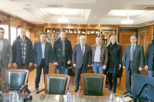 Οι Κρητικοί συνδικαλιστές με την ηγεσία της ΕΛ.ΑΣ