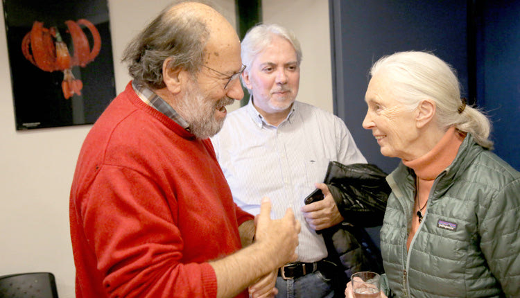 Με τον πρώην διευθυντή του ΜΦΙΚ, κ. Μωυσή Μυλωνά, και τον πρόεδρο του Συλλόγου Φίλων του Μουσείου, κ. Γιώργο Αεράκη