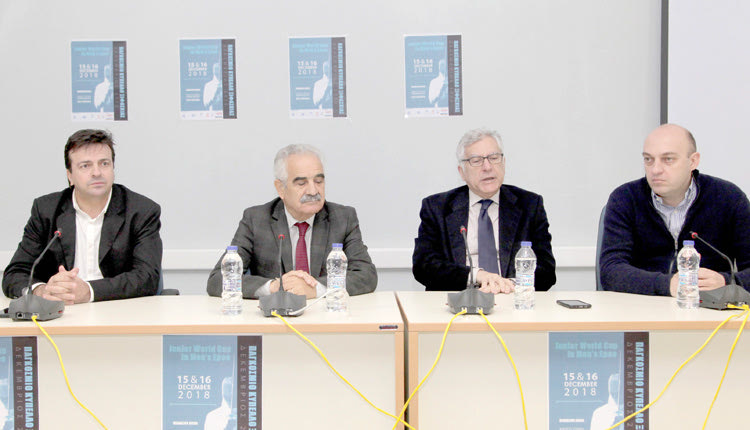 Ο πρόεδρος της Ομοσπονδίας κ. Κατσιαδάκης και οι κ. Συριγωνάκης, Κουκιαδάκης, Βαρδαβάς κάλεσαν τον κόσμο στους αγώνες