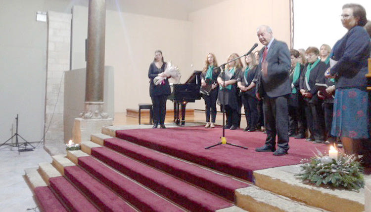 Παρευρέθηκε και ο δήμαρχος Βασίλης Λαμπρινός 