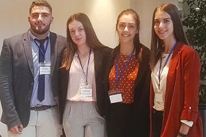 Η ομάδα των μαθητών του Λυκείου Τυμπακίου