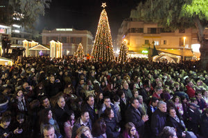 Στο χριστουγεννιάτικο δέντρο οι Ηρακλειώτες