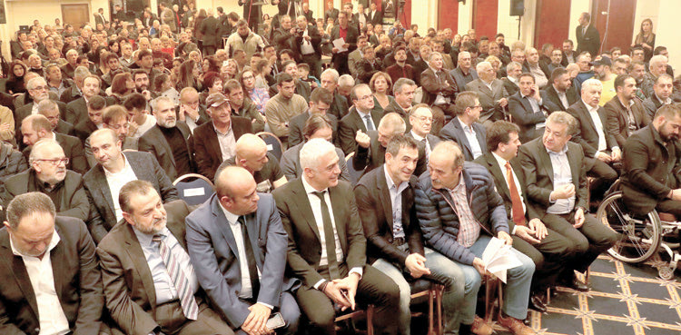 Κατάμεστη ήταν η αίθουσα του “Ατλαντίς” στην 1η Γιορτή Κρητικού Ποδοσφαίρου