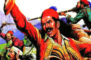 ο κλέφτης των Αγράφων και ήρωας του ξεσηκωμού των Ελλήνων εναντίον των Τούρκων Αντώνης Κατσαντώνης