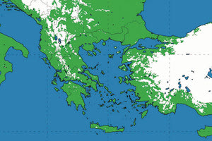 Οι χιονοπτώσεις στον ελλαδικό χώρο