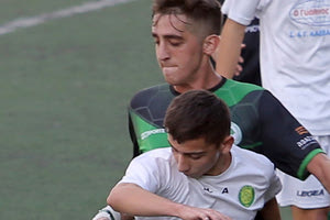 Στιγμιότυπο από το παιχνίδι του Λίντο με τις Γούβες για την Α2