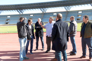 Οι αξιωματούχοι της ΕΠΟ επιθεώρησαν χθες τις εγκαταστάσεις στο Παγκρήτιο, στο Βαρδινογιάννειο Αθλητικό Κέντρο και στην Αλικαρνασσό