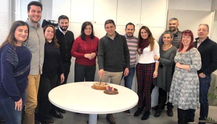  ο Αυγενάκης έκοψε την πίτα του γραφείου