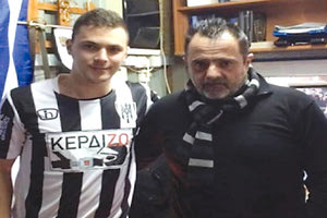 Ο Ορέστης Νικηφόρος στα γραφεία του ΠΑΟΚ