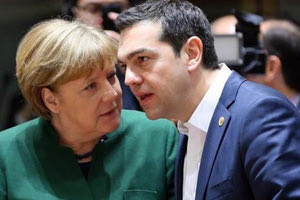 Στην Αθήνα η Γερμανίδα καγκελάριος Άνγκελα Μέρκελ με τον Αλέξη Τσίπρα
