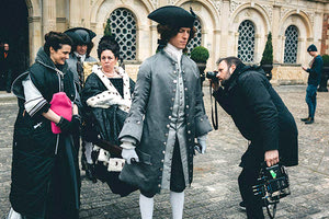 O σκηνοθέτης Γ. Λάνθιμος στα γυρίσματα της ταινίας