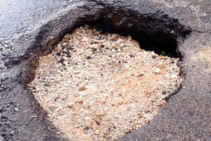 λακκούβες στους δρόμους