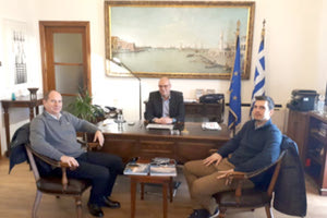 Συνάντηση Μαρκογιαννάκη με τον δήμαρχο Χανίων