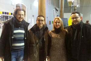 Οι υποψήφιοι στην έκθεση ζωγραφικής πό την εικαστικό Στέλλα Κουκουλάκη στη Βασιλική του Αγίου Μάρκου