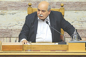 ο προέδρος της Βουλής κ. Βούτσης