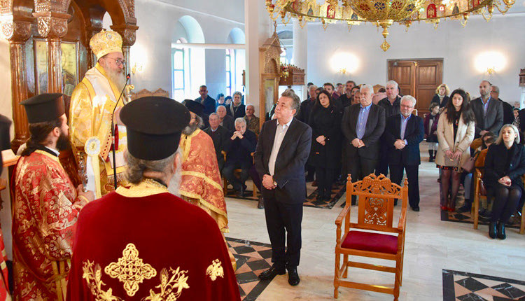 To Πνευματικό Κέντρο Φανερωμένης του Δήμου Φαιστού εγκαινιάστηκε χθες, παρουσία του περιφερειάρχη Κρήτης Σταύρου Αρναουτάκη