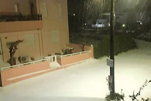 Ολιγόωρος, “αβάφτιστος”,  αλλά γερός χιονιάς!