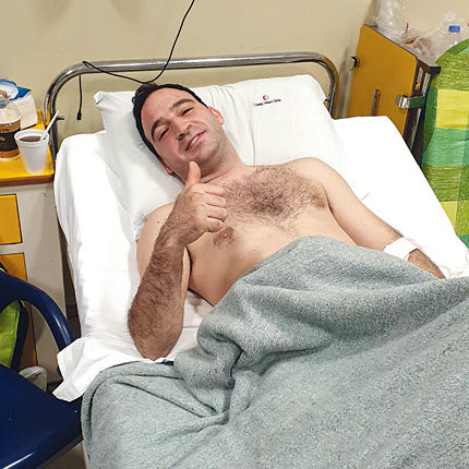 Ο αρχηγός του  ΠΟΑ Ανδρέας Χατζηανδρέου υποβλήθηκε σε επέμβαση για το πρόβλημα στους χιαστούς