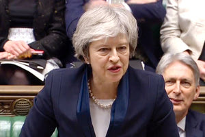 H Βρετανίδα πρωθυπουργός Τερέζα Μέι στο βρετανικό Κοινοβούλιο για το Brexit